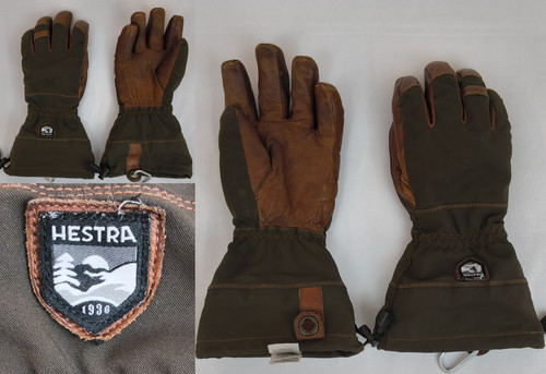 Hestra ski gloves adult size - gloves,