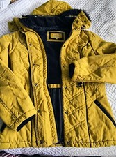 Per Una Mustard Quilted Jacket Size S
