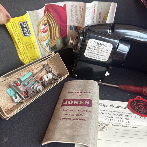 Vintage jones sewing machine - jones,
