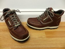 Rockport XCS Hydro Shield UK Size 6.5 Wide Leather Boots Made In Portugal