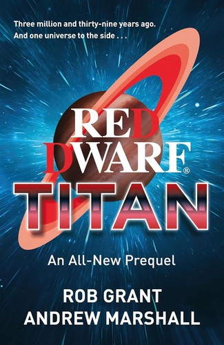 Red dwarf titan book hardback - red,