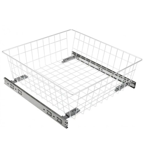 Wardrobe wire basket pull out - wire,