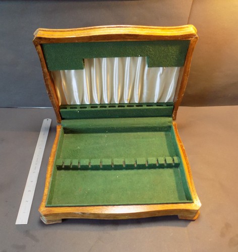 Vintage wooden cutlery - 1, box