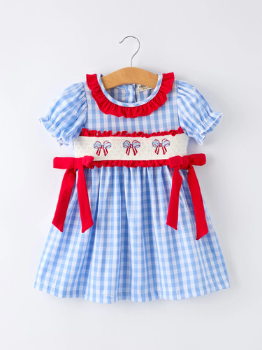 4th july plaid girls - july,