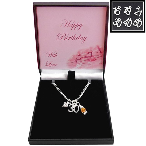 Birthstone necklace gift - birthstone, in