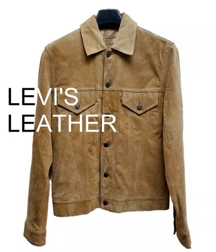 Levis leather trucker jacket - leather,