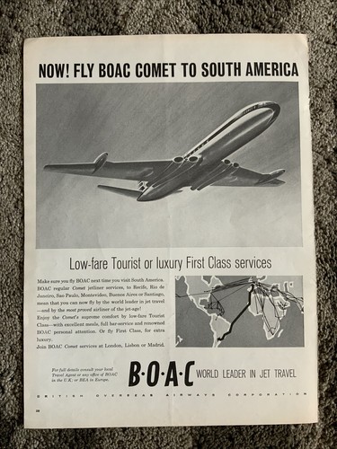 Boac comet advert - comet, 4