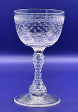 ANTIQUE ETCHED & CUT GLASS