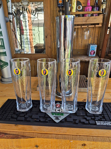 Foster pint beer glasses - pint,