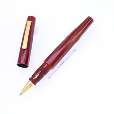 Import duty included  Nakaya Decagonal Fountain Pen & Ballpoint Portable Red Tap