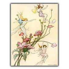 FAIRY'S SIGN METAL WALL PLAQUE
