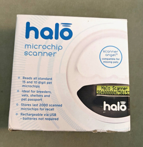 Halo microchip scanner - microchip, id