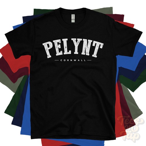 Pelynt cornwall shirt - pelynt, t-shirt