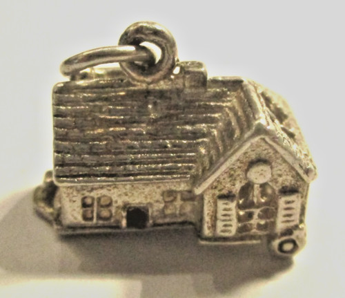 Silver vintage charm - silver, bracelet