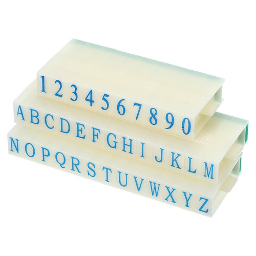 Detachable number letter stamp - detachable,