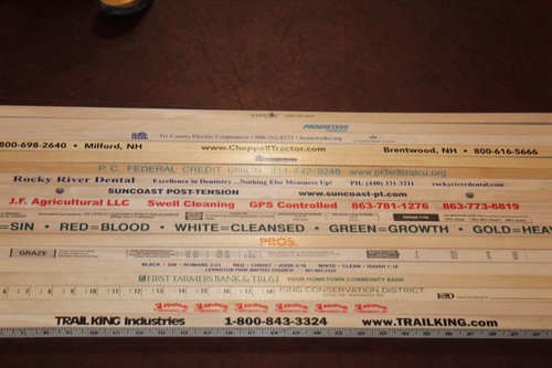 Square yardstick wood - 18,