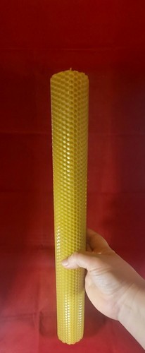 Xxl candle pure - 1, beeswax