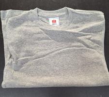 Womens T-shirt Heather Grey Small Pack of 3 Cotton