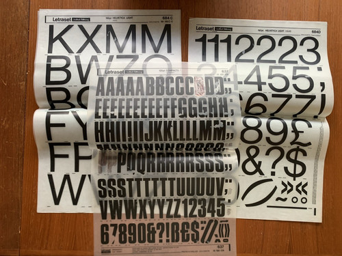 Letraset 192 helvetica - 192, pt