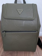 Khaki Guess Backpack New. No Tags But Original Packaging Inside