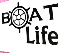 1x Boat Life Decal Vinyl