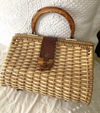 Vintage Basket Weave Wicker