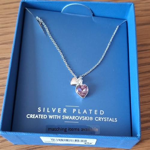Silver plated heart - heart, charm