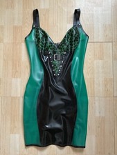 BABYLEOPARD LATEX STUD DRESS