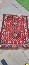 Beautiful Handmade Turkish Geometric Wool Rug
