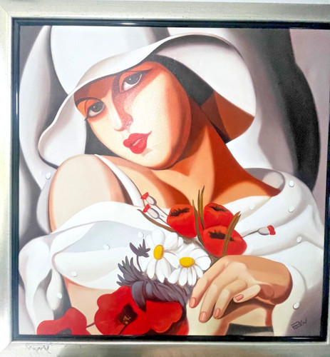 Oil painting canvas - painting,