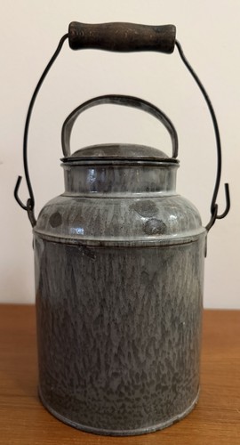 Vintage gray graniteware - vintage,