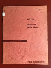 Marconi TF2331 Distortion