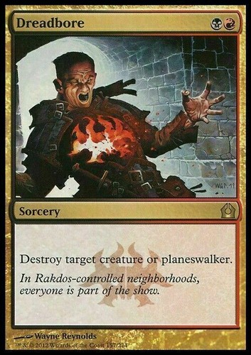 Dreadbore return to ravnica - return,