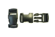 25mm Black Plastic Side