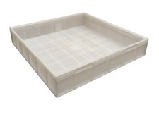Square plastic stacking food - plastic,