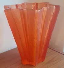 Rare Orange Pressed Frosted