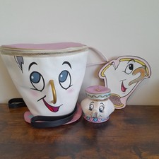 Disney Primark Beauty and the Beast Chip Backpack & Crossbody & teapot bag