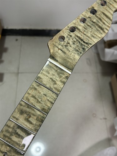 Frets flame maple guitar - frets,