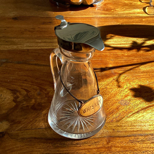 Antique silver mounted glass - silver-mounted,
