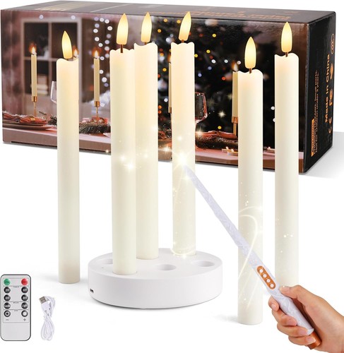 Rechargeable led taper candles - rechargeable,