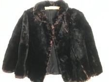 Vintage 30s 40s Real Fur Dark