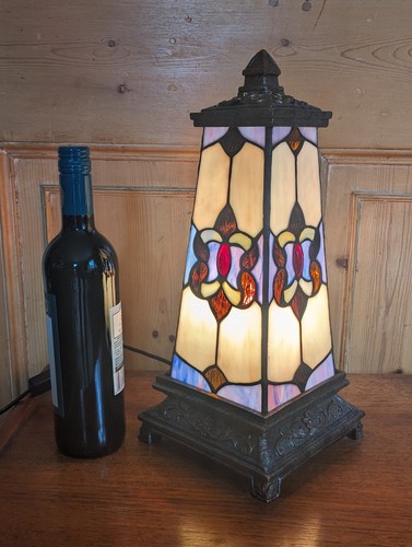 Tiffany style lighthouse - tiffany, table