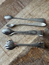 925 Sterling Silver Antique Sugar Tongs 46g. Lovely Gift Idea. Great Condition