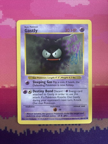 Pokemon card gastly shadowless - pokemon,