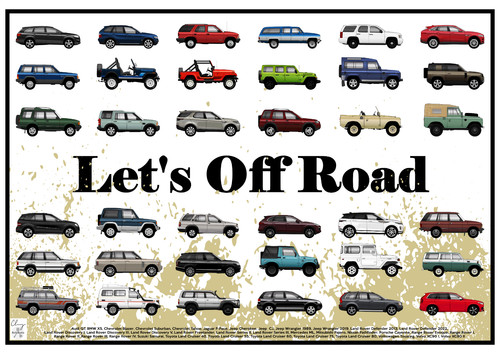 Poster 4x4 offroad - poster,