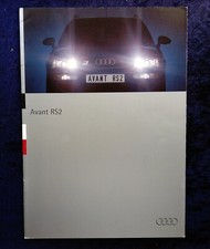 Audi B4 Avant RS 2 brochure 7.1994, with colors