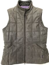 Rare Musto Sporting Ladies Performance Leather Gilet Hunting Shooting Fishing