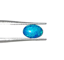 Loose Natural Australian Lightning Ridge Opal Oval Cabochon Doublet 7x5x2mm 0.4c