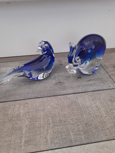 Vintage murano style cobalt - murano,