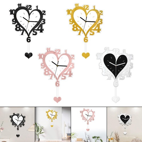 Wall clock heart shaped - heart,